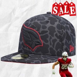 New Era Black Arizona Cardinals Amoeba Camo 59FIFTY Fitted: 7 1/2 RARE!